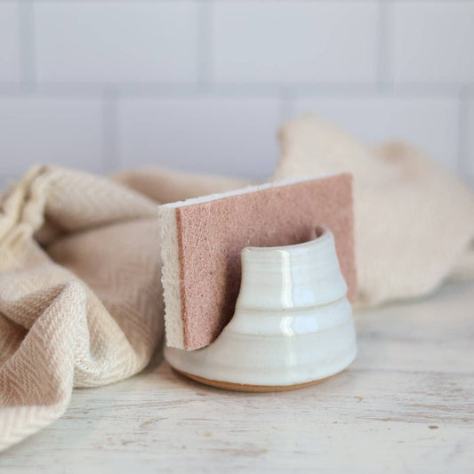 Sponge Holder in White