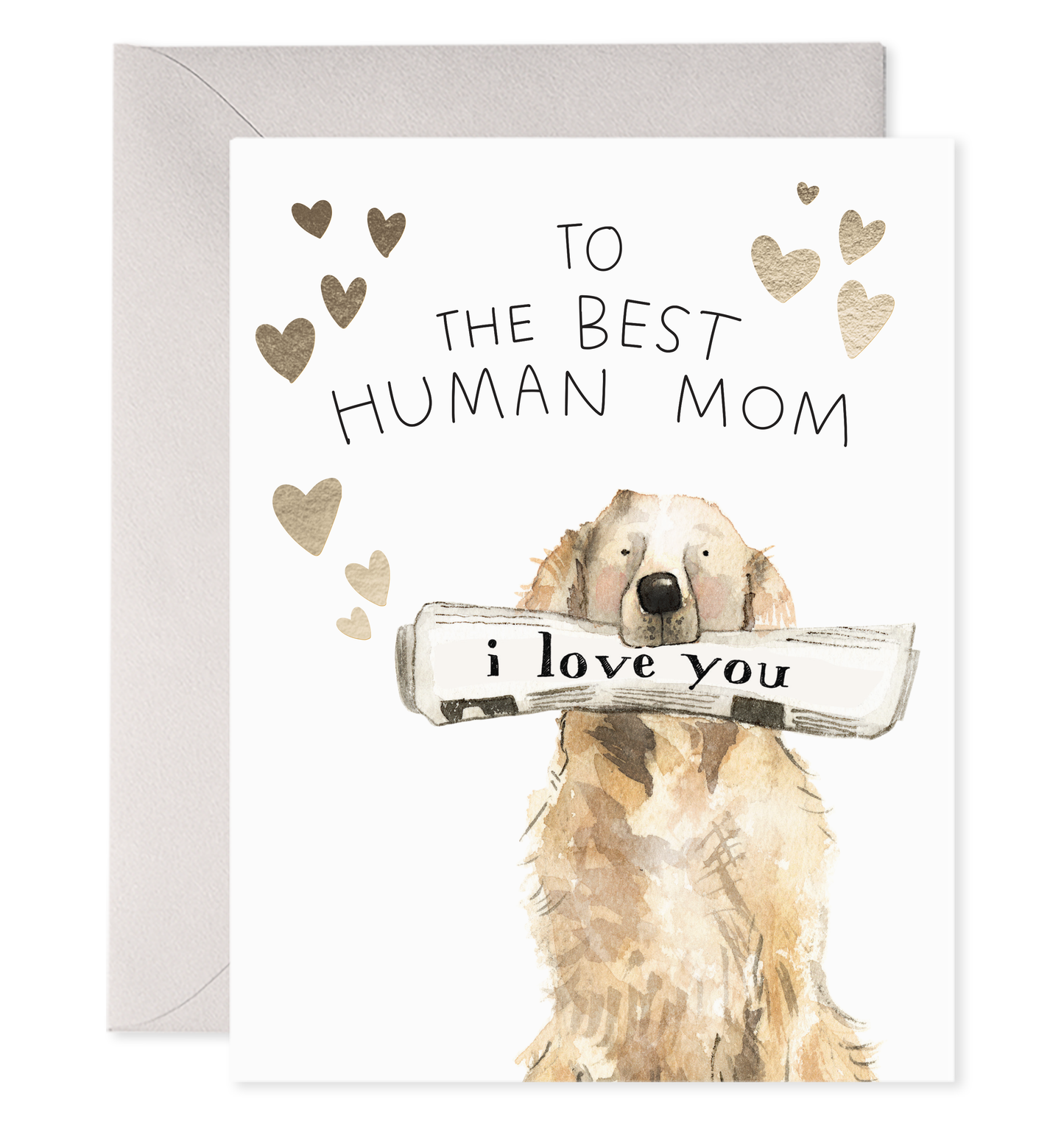 Best Human Mom | Mother's Day from Dog Greeting Card