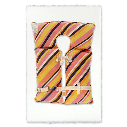 Framed Retro-Striped Life Vest
