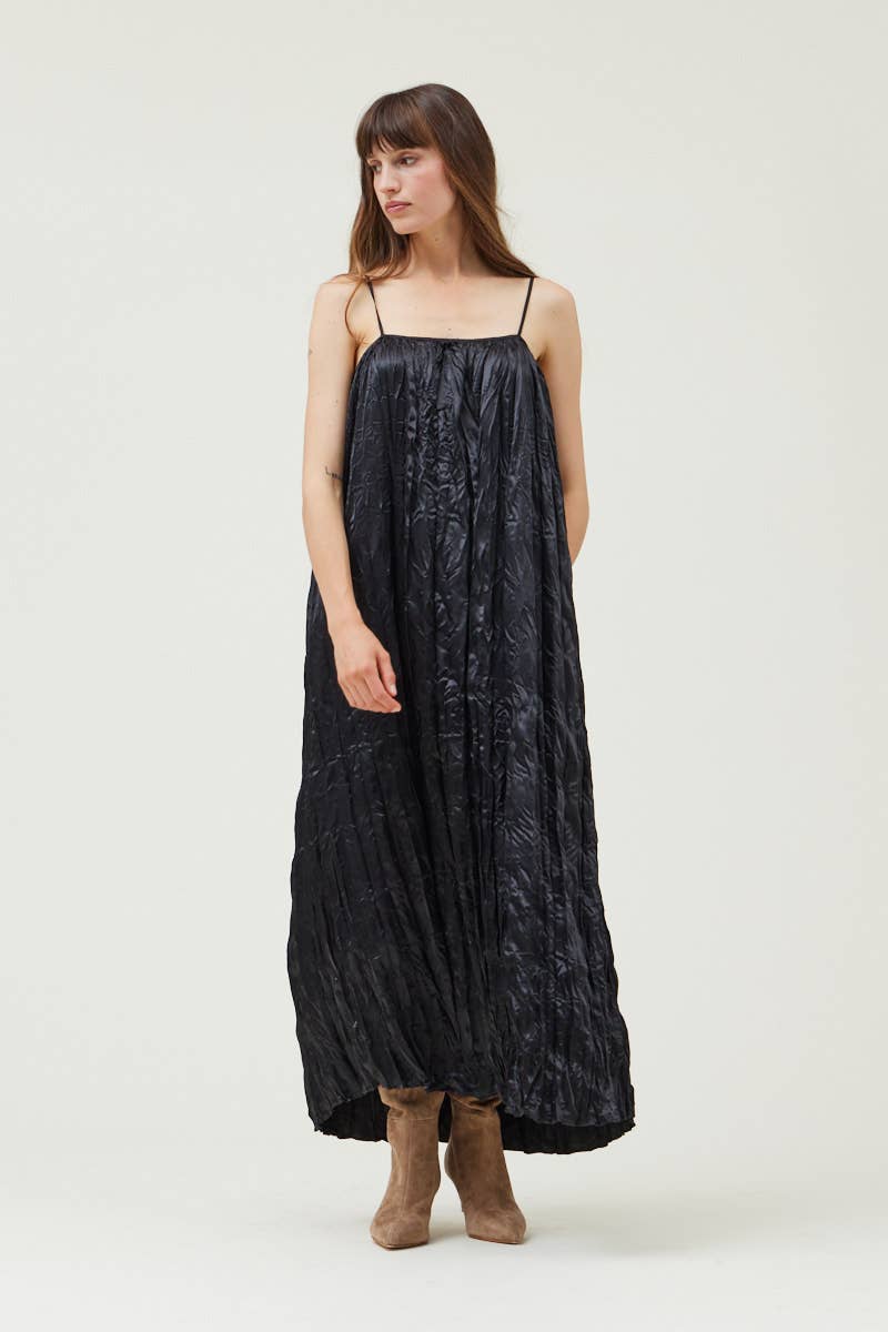 61067 - PLEATED MAXI DRESS