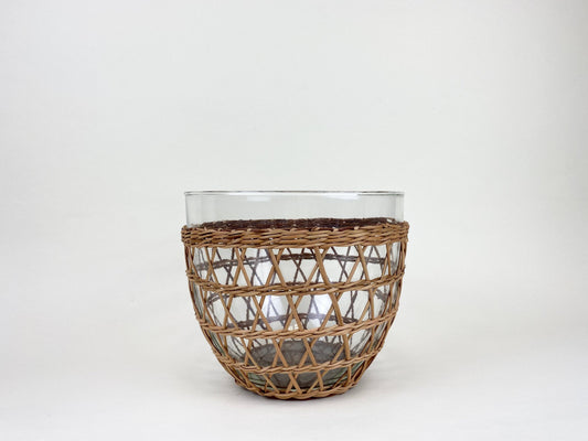 Rattan Cage Large Bowl
