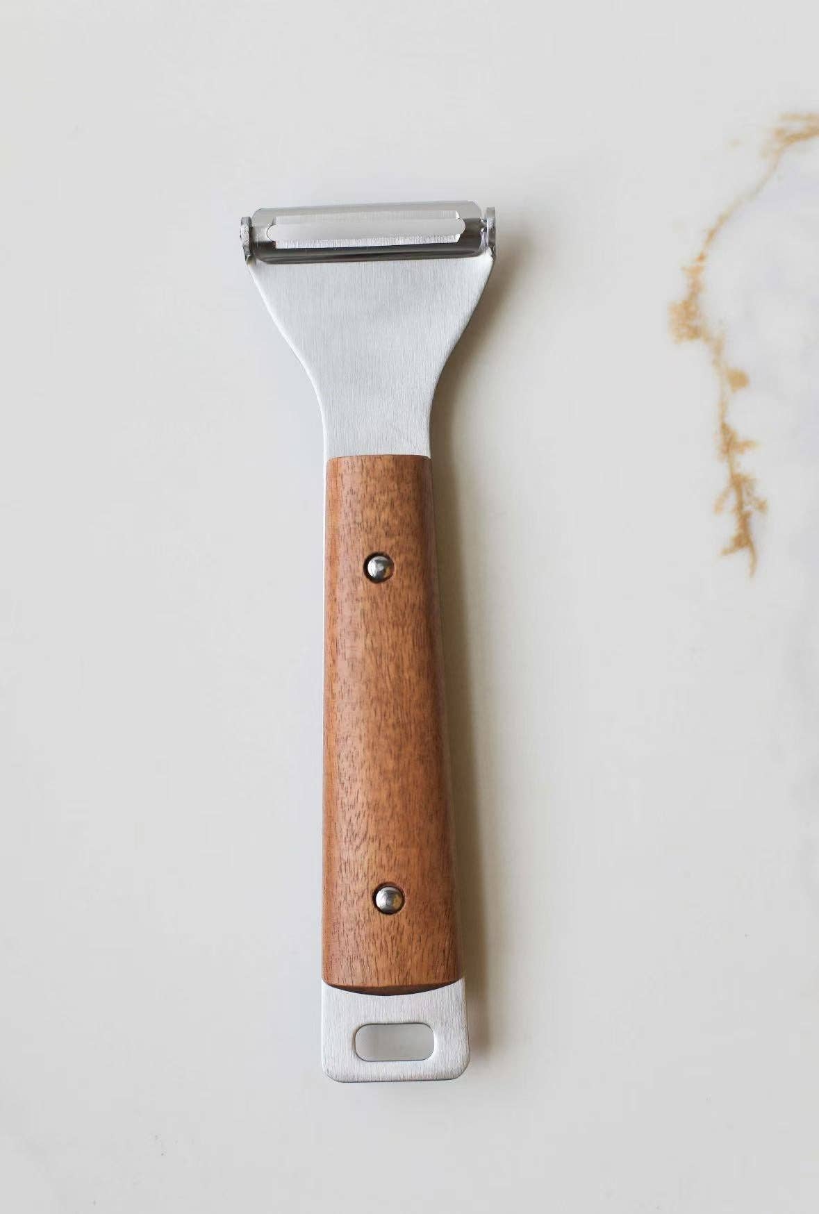 Heirloom Wooden Handle Vegetable Peeler