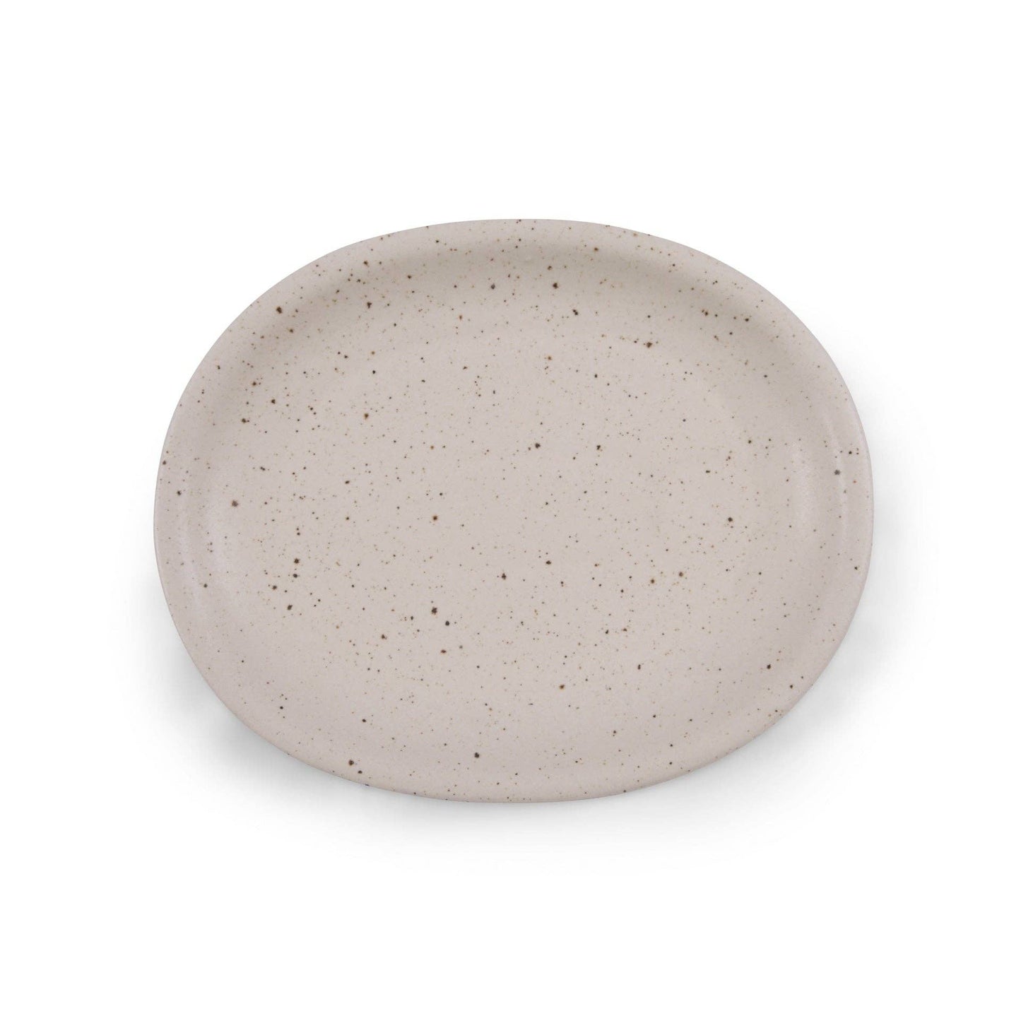 Large Oval Speckled Ceramic Platter