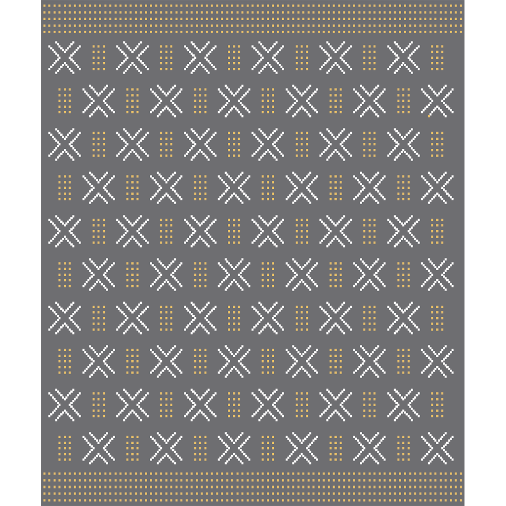 Birifini Throw Blanket - Mudcloth, Boho