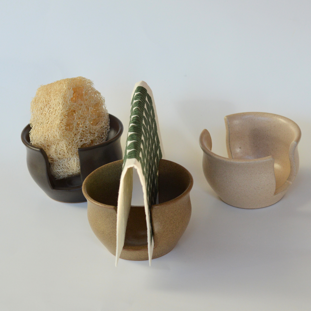 Sponge Holder / Fair Trade Ceramic Stoneware