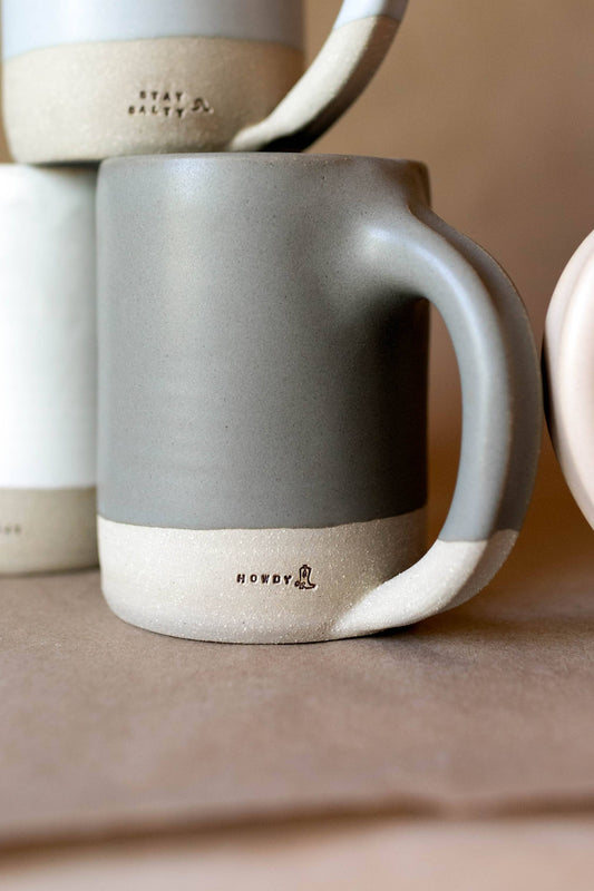 Custom Stamped Handmade Mugs