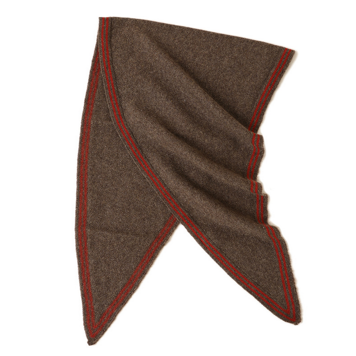 Cashmere Knit Wrap – Soft Triangle Neck Scarf