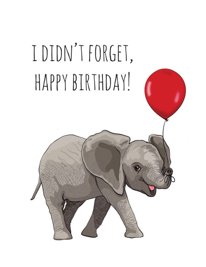 Didn't Forget Birthday
