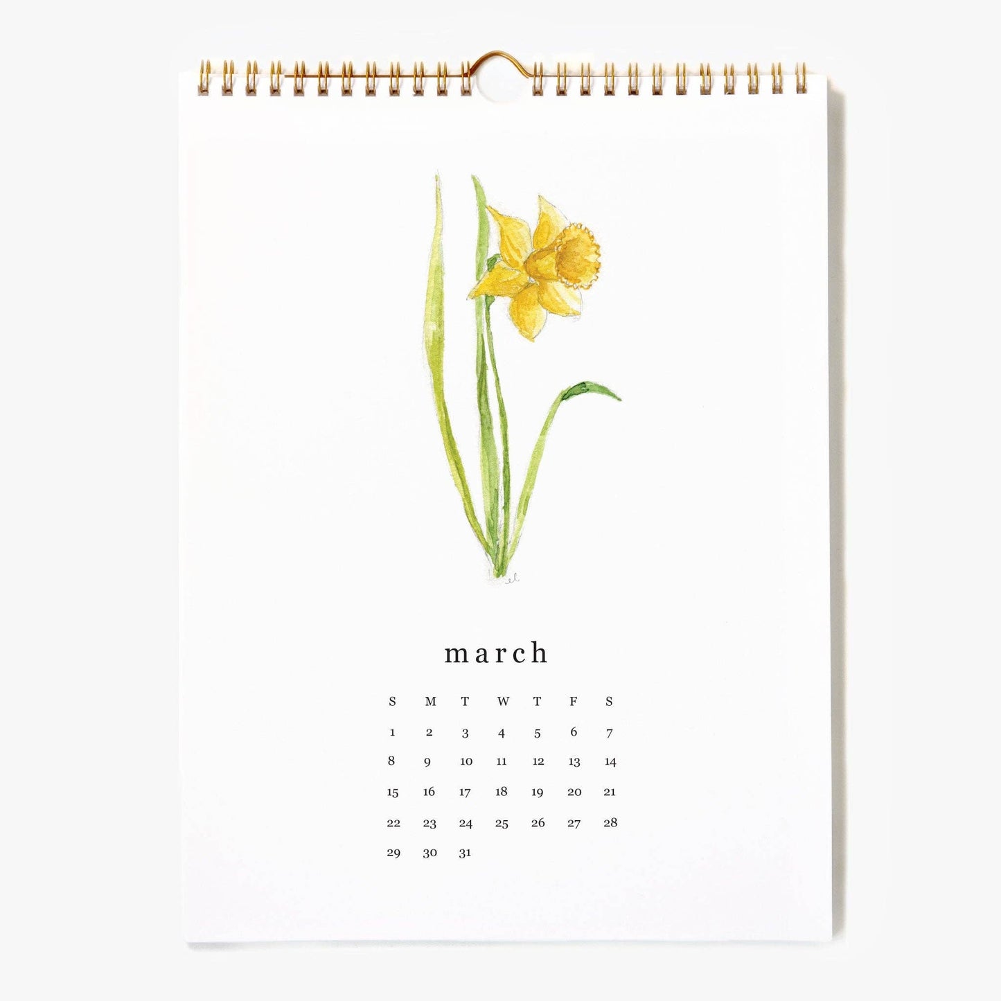 2026 flower stems calendar