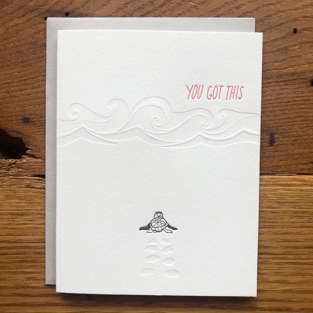 You Got This Letterpress Card