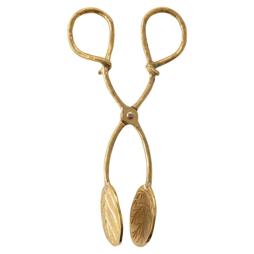 Brass Leaf Tongs