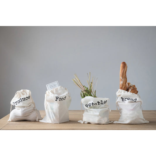 Reusable Food Bags, 4 styles