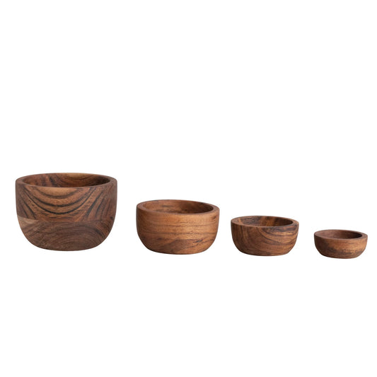 Acacia Nesting Bowls