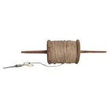 Wood Spool with Scissors