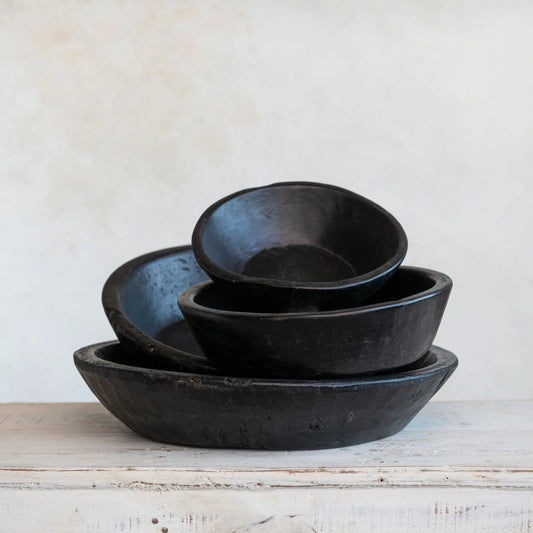 Vintage Wood Bowls