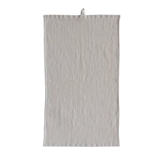 Linen + Cotton Tea Towel, Cream