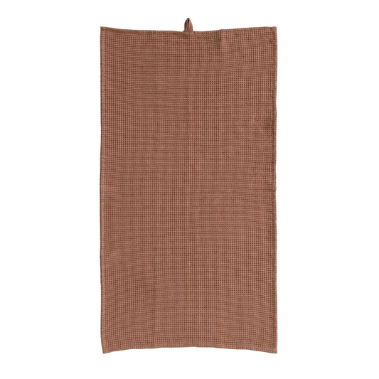 Linen + Cotton Tea Towel, Terra Cotta