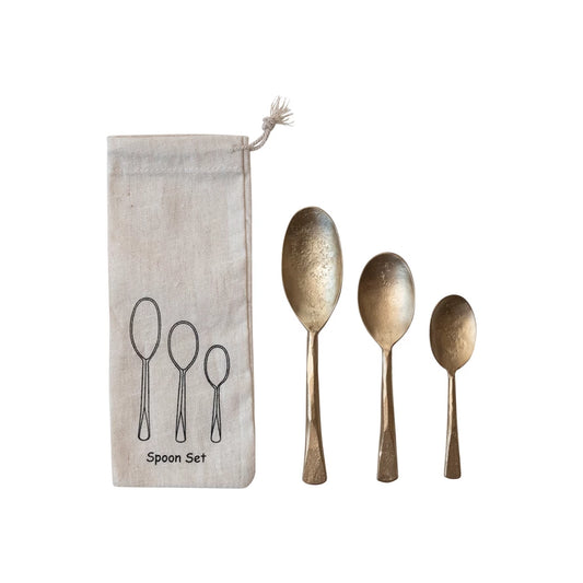 Iron Spoons, Set of 3