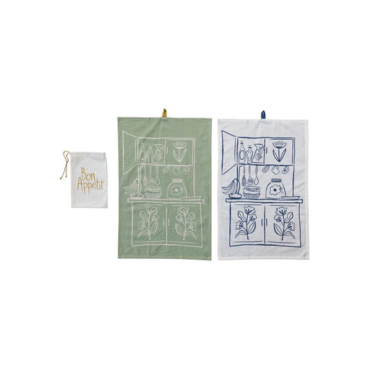 Kitchen Scene Tea Towel