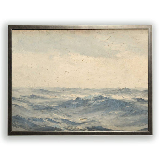 Vintage oil painting reproduction of landscape Y