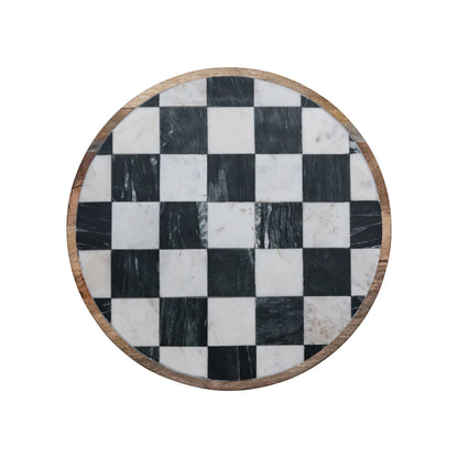 Checkerboard Lazy Susan