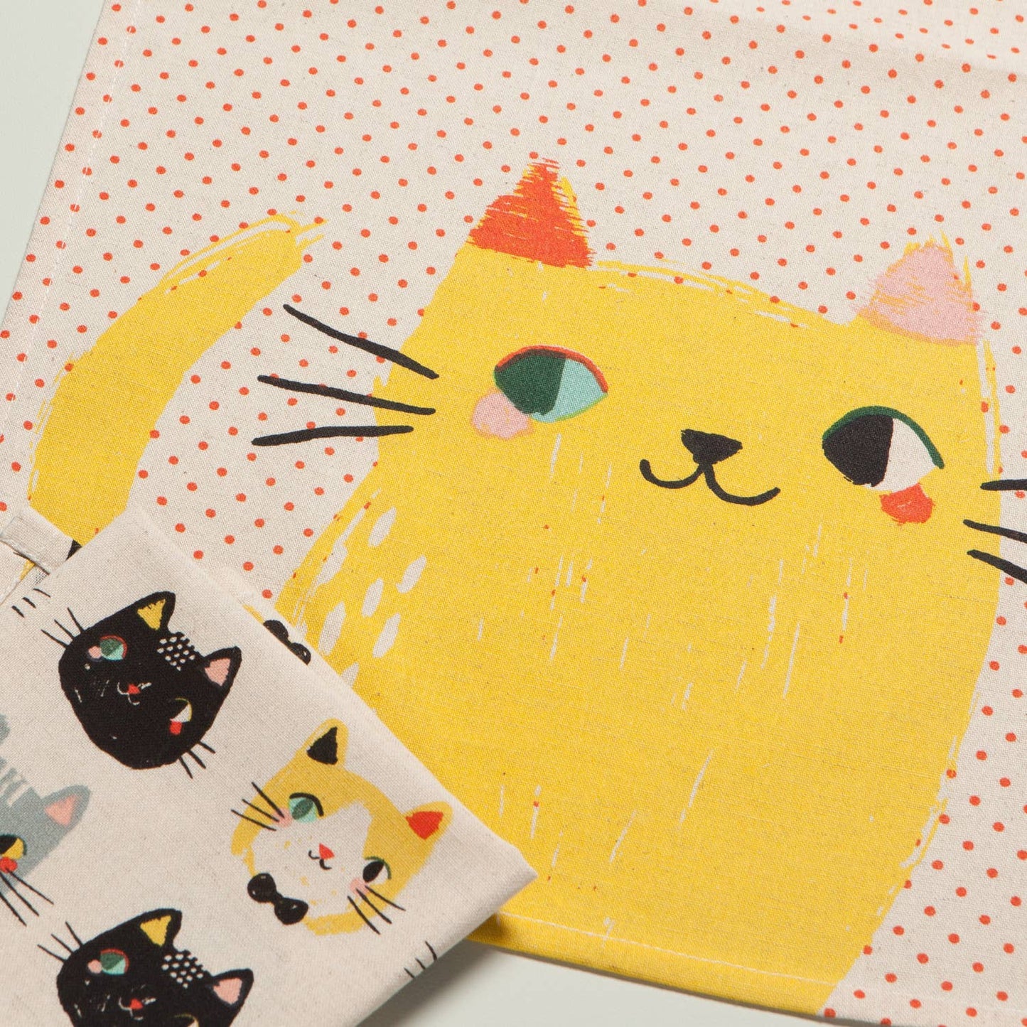 Meow Meow Cats Kitchen Towel Set of 2