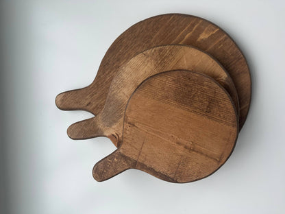 Round board with handle