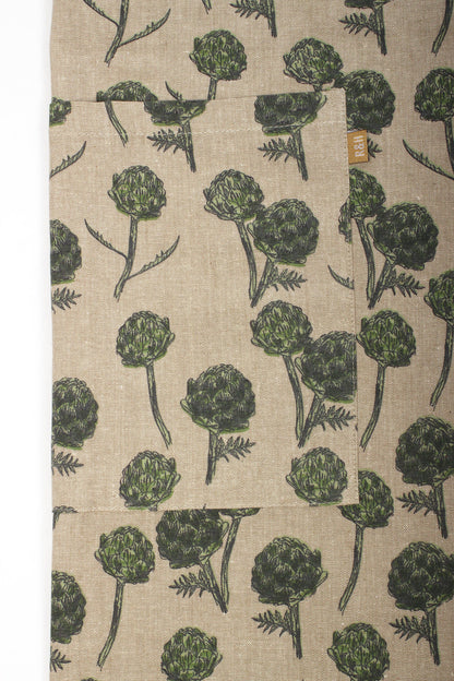 Apron Artichoke Burnt Olive