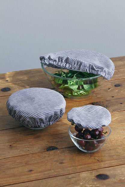 LINEN BOWL COVER SET of 3