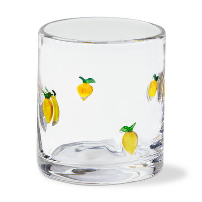 Lemon Double Old Fashioned Glass