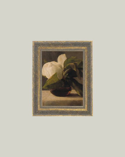 Magnolia Framed Antique Art