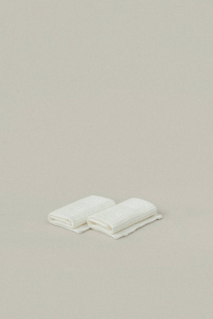 Quick Dry Soft Waffle Cotton Bath Towel | Soft White