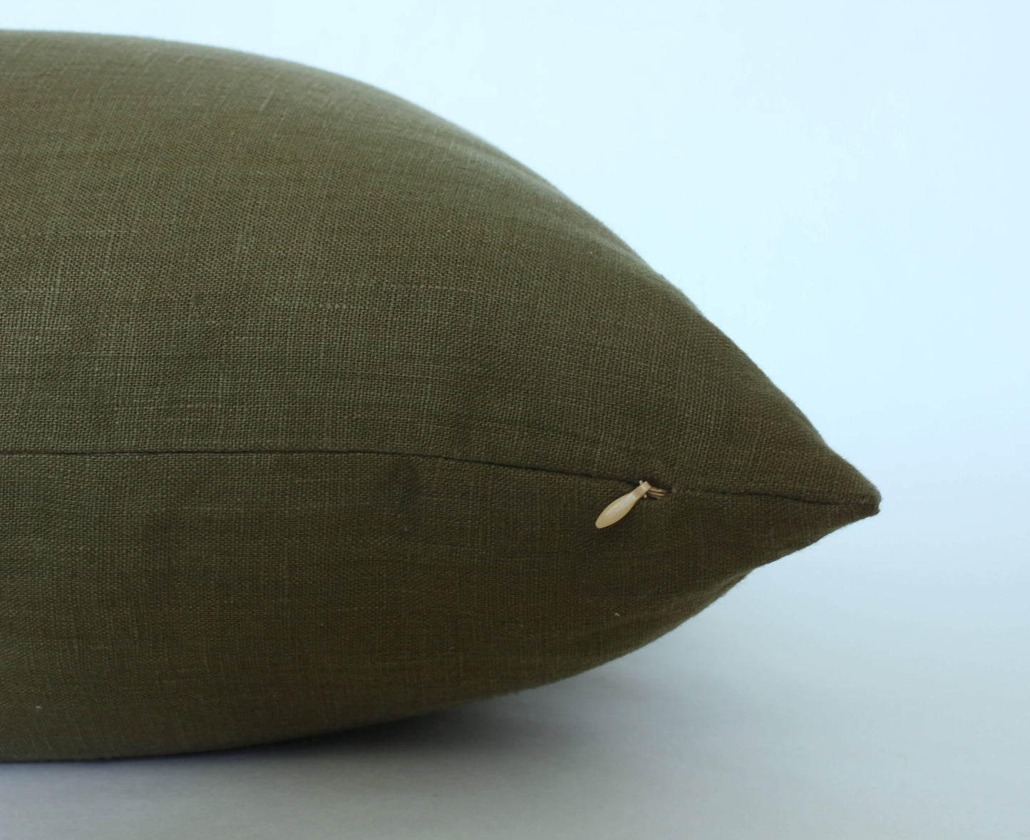 Olive Pillow Cover, Olive Green Pillow | Dark Olive