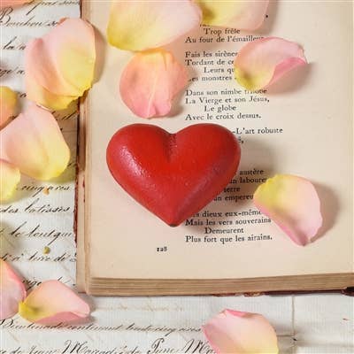 Red Cast Iron Heart
