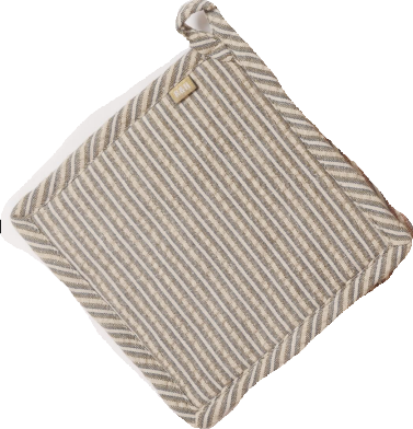 Pot Holder - Seersucker - Green