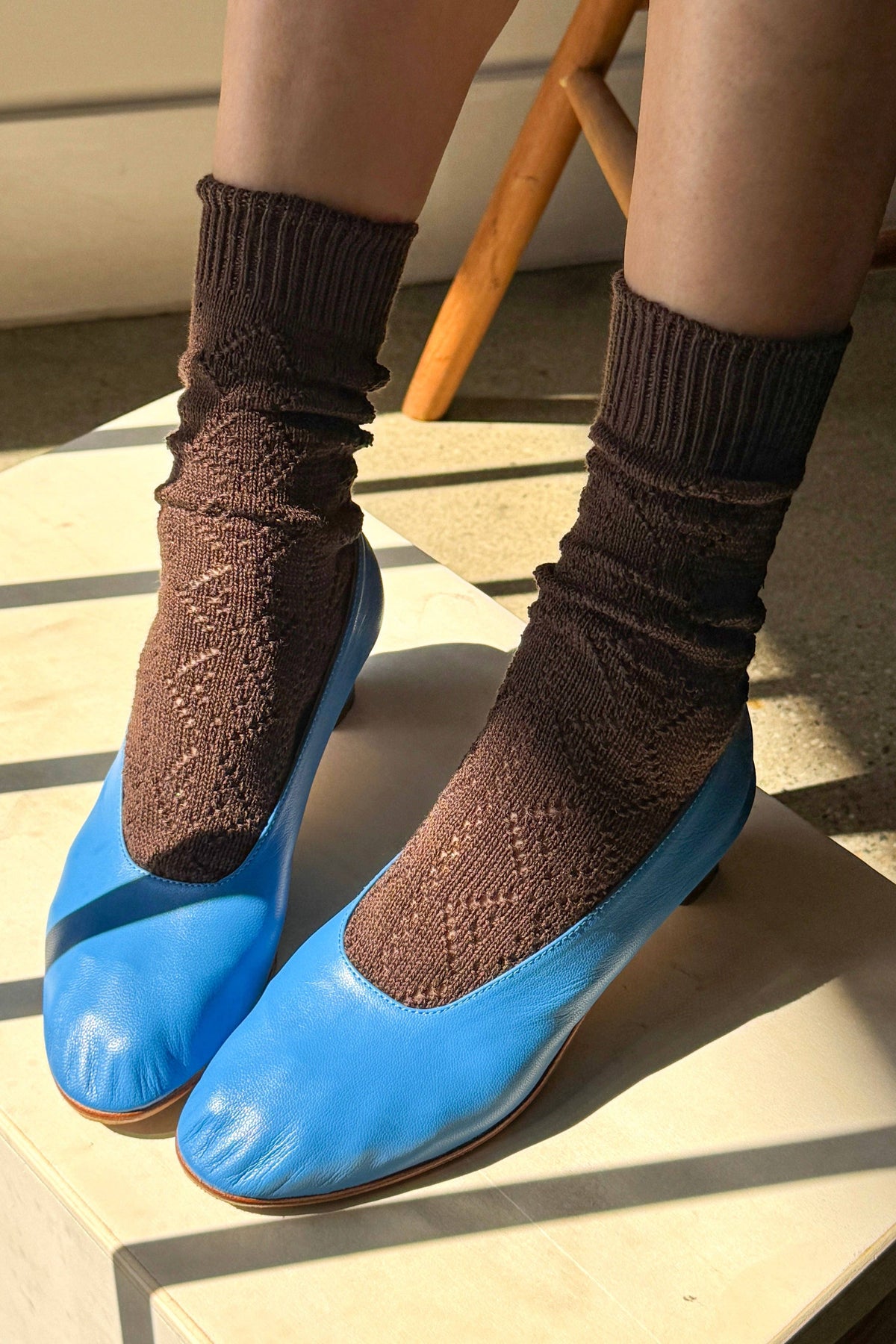 Modal Eyelet Socks