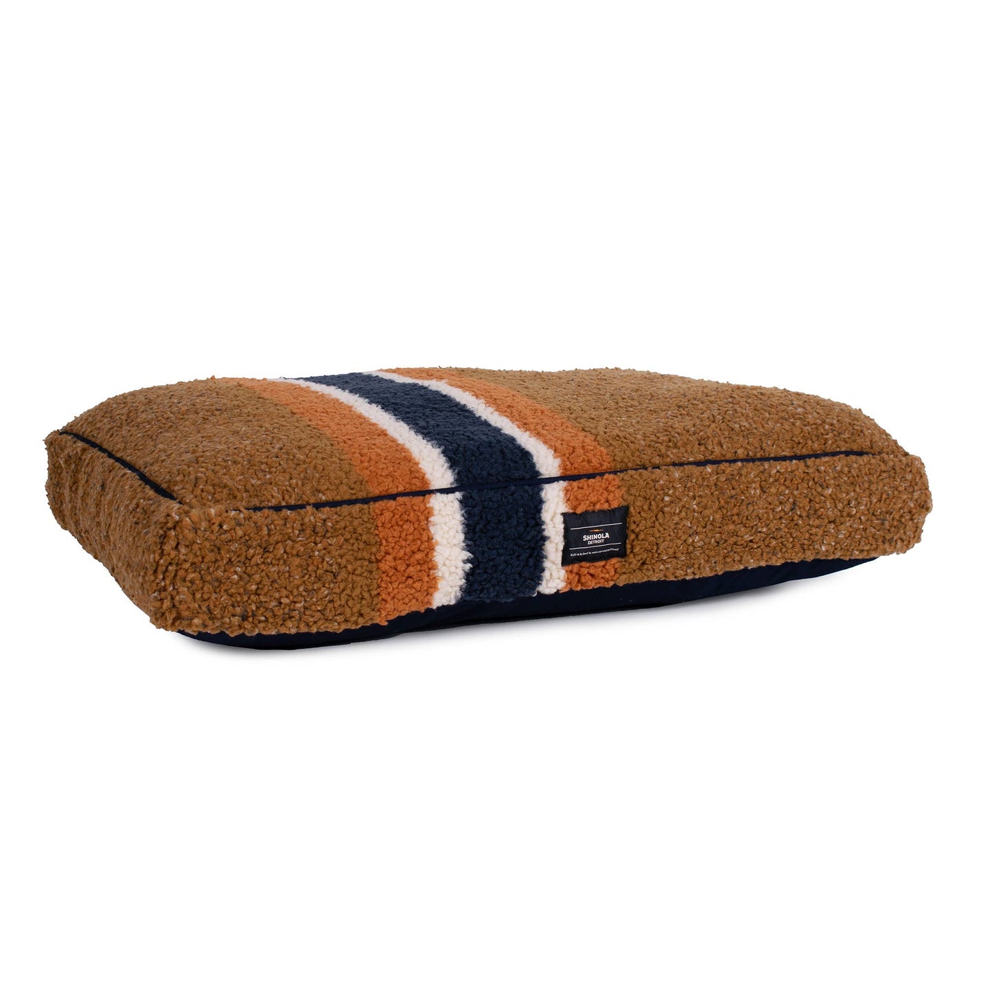 Shinola Pet Rectangular Pet Napper Dog Bed in Brown