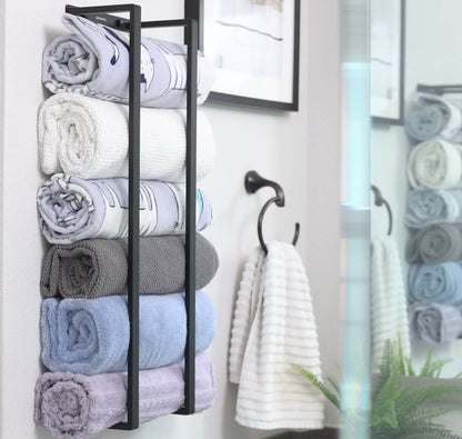 Avocrafts Bathroom Wall Towel Rack, Rolled Towel Holder