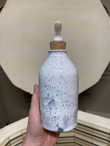 Speckled White AND Gray Soap Dispenser