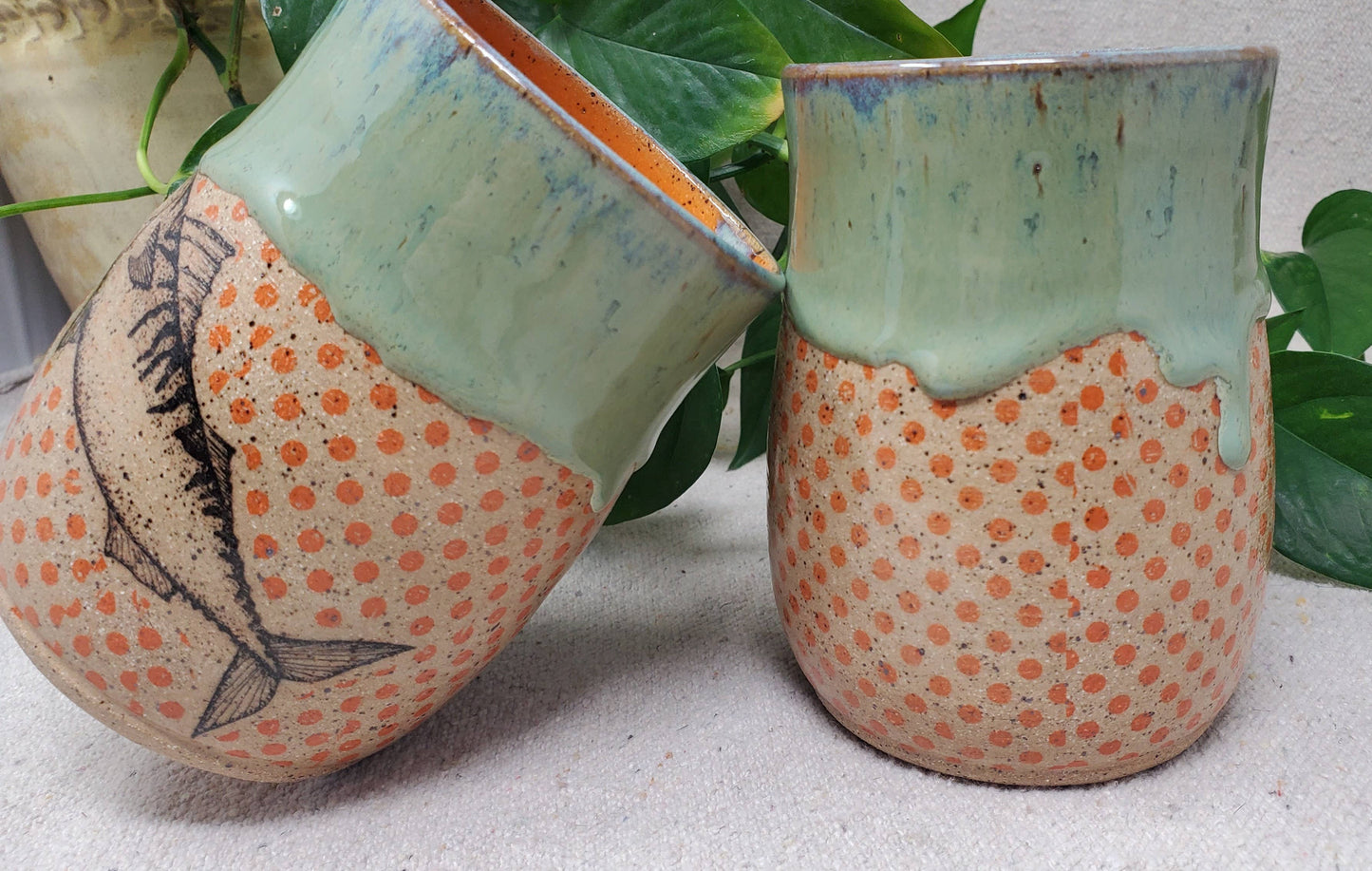 Orange Polka Dot Fish