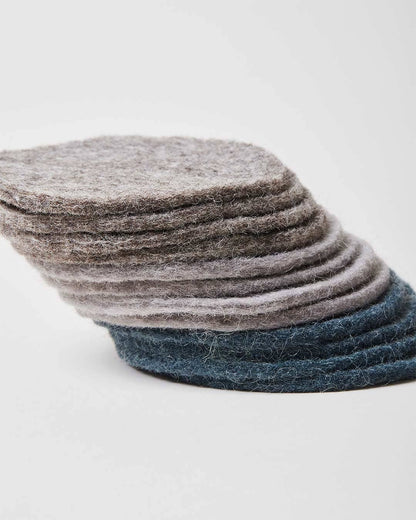 Artisan Felt Coasters - Set of 4