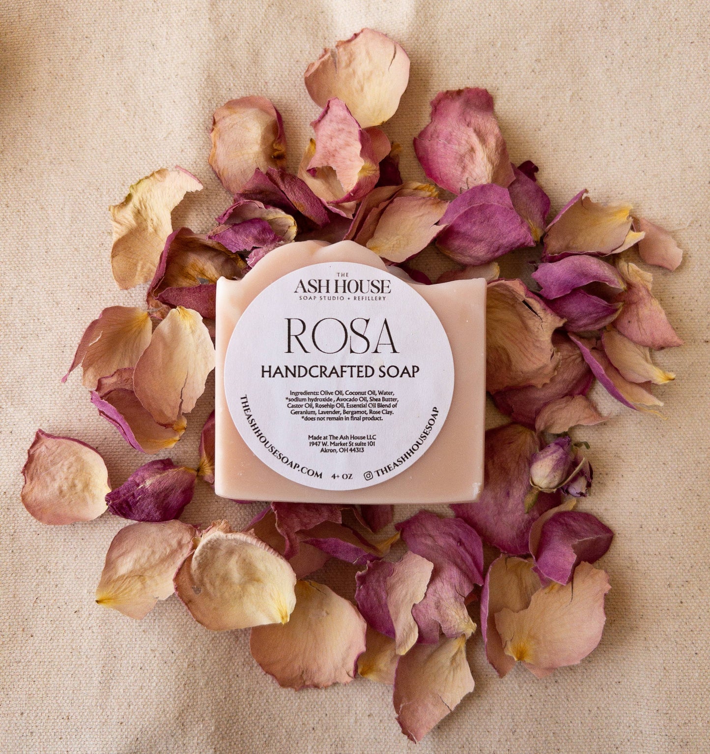 Rosa Rosehip & Geranium Signature Handcrafted Palm Oil Free