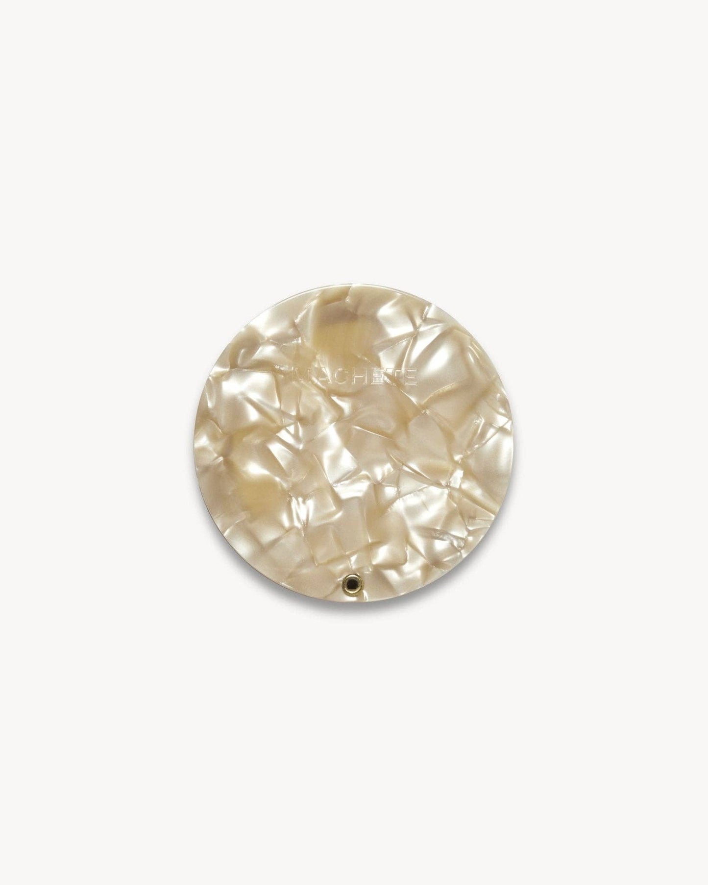 Circle Mirror in Sand Shell