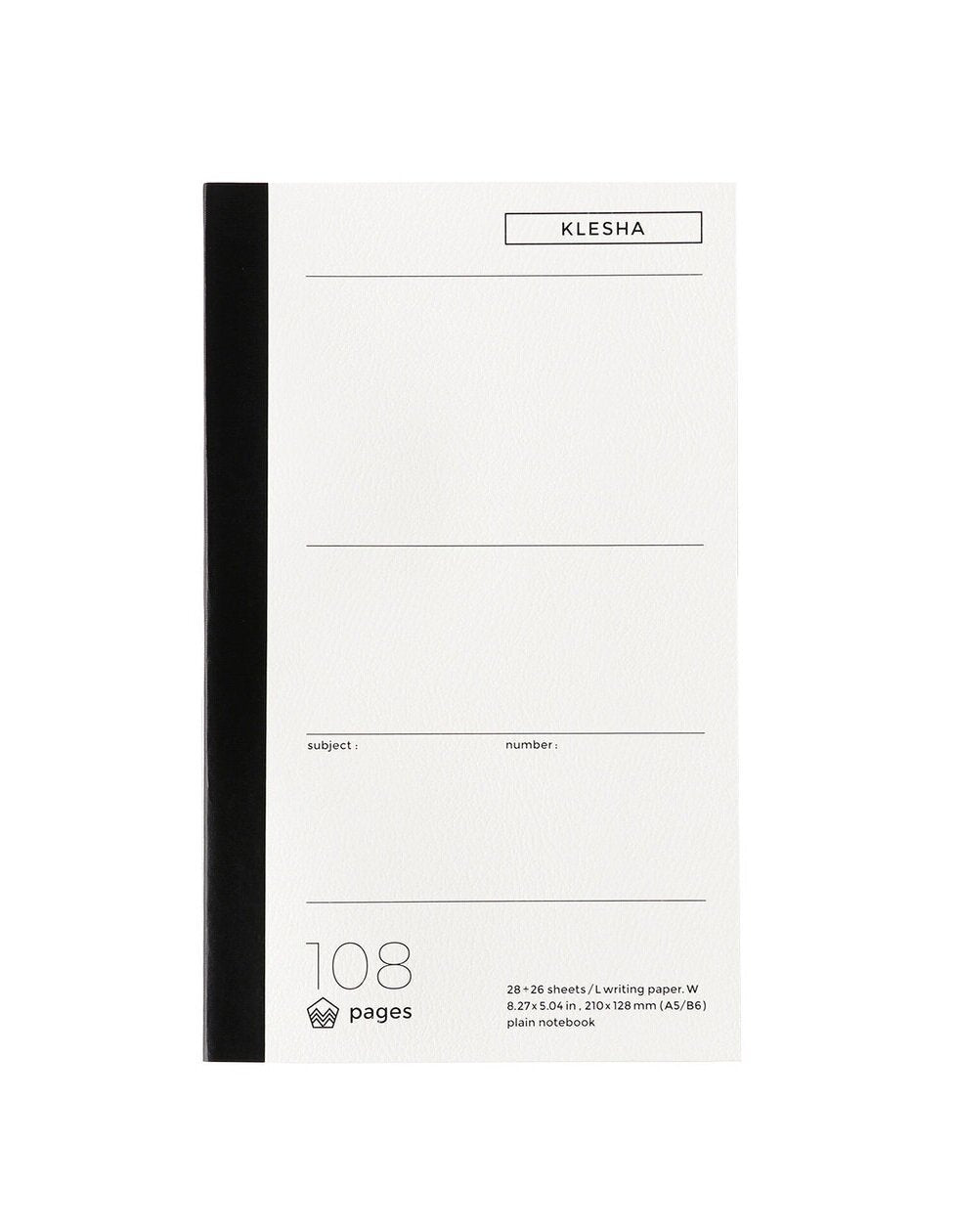 Klesha Plain Notebook Small B6/A6