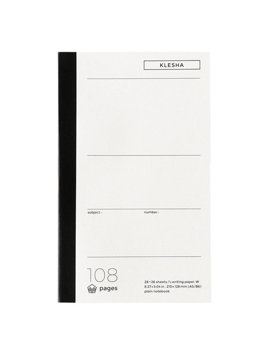 Klesha Plain Notebook Small B6/A6