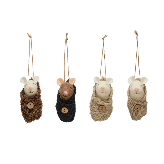 Baby Mouse Ornament