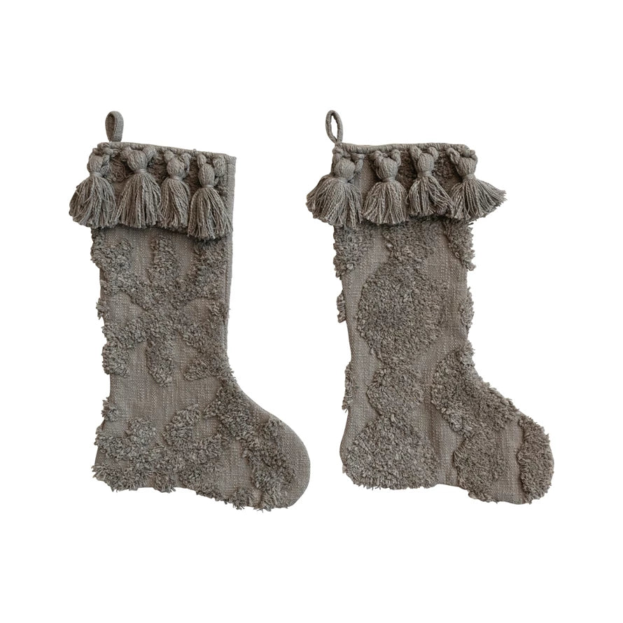 Tufted Stocking, 2 styles