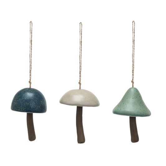 Mushroom Bell Ornament, 3 styles