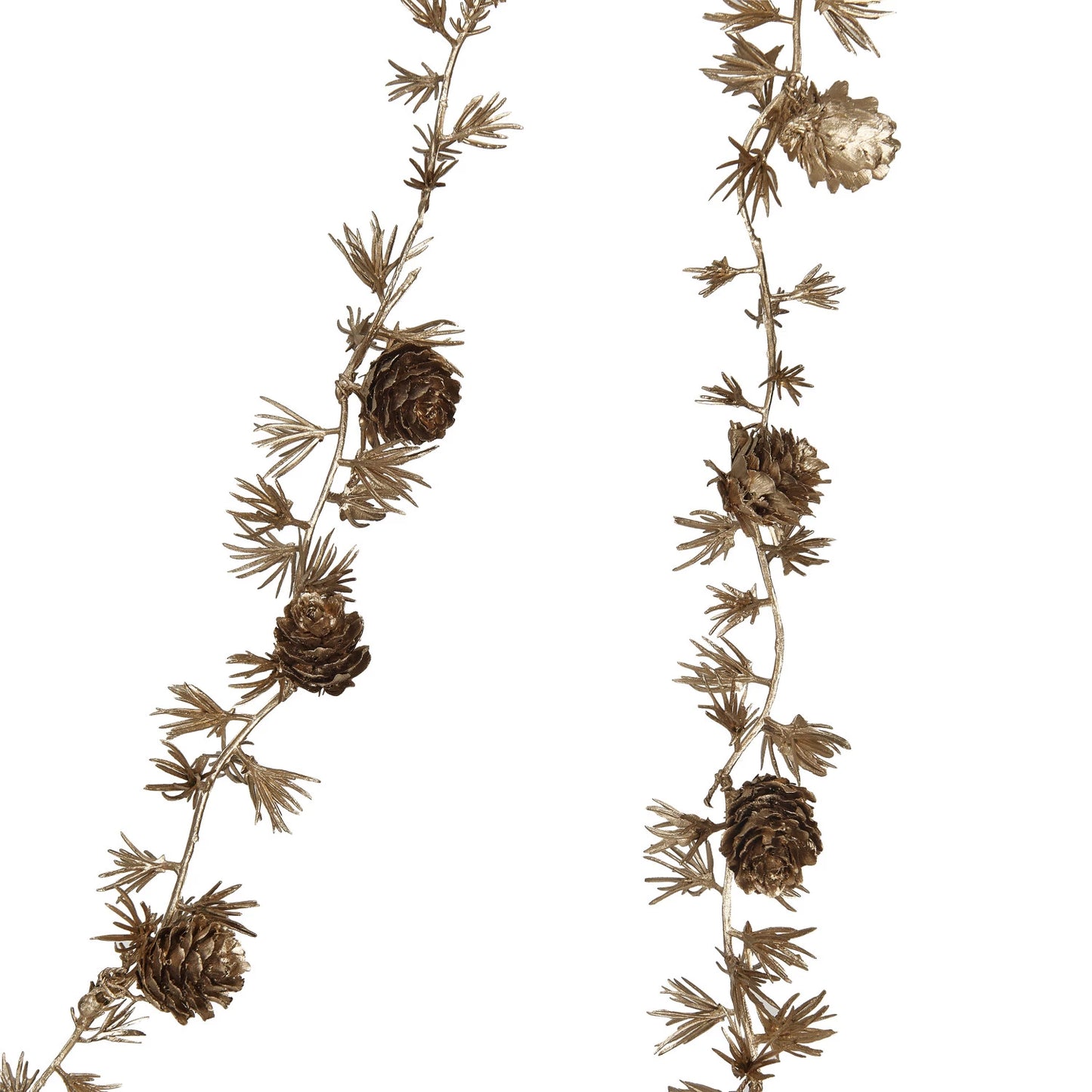 Gold Pinecone Garland