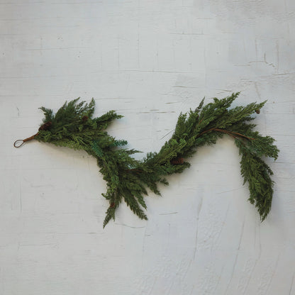 Faux Spruce and Pine Garland